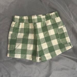 Green Gingham Pehr Shorts